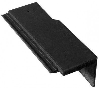 Demi-tuile de rive droite Innotech NT027 graphite 420 x 145 mm MONIER