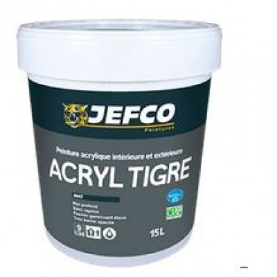 Peinture mat pro tigre blanc 15 l ALLIOS JEFCO SYLCO