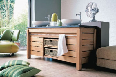Vasque PETIT CARRE blanche LINE ART