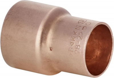 Manchon cuivre 5240 réduit femelle femelle D 52/40 sachet de 1 ALTECH