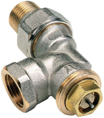 Corps thermostatique équerre inversé à visser 12 x 17 pour distribution bitube ALTECH