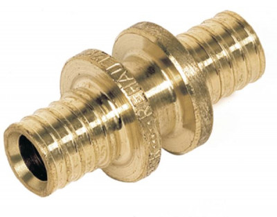 Coupleur égal  en laiton diamètre 16/16 REHAU CHAUFFAGE