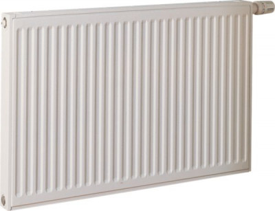 Radiateur horizontal habillé réversible 6 connexions thermostatisable SAMBA type C22 HB 6T acier hauteur 600 mm largeur 600 mm 18 éléments puissance 990 W CHAPPEE