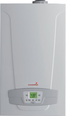 Chaudière murale gaz à condensation ECS Initia + 2,33 kW HTE corps classe énergétique A/A CHAPPEE
