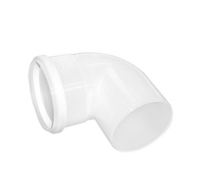 Coude 87° Chemilux Condensation B22 - B23 PPTL diamètre 80 Fioul / Gaz Blanc UBBINK