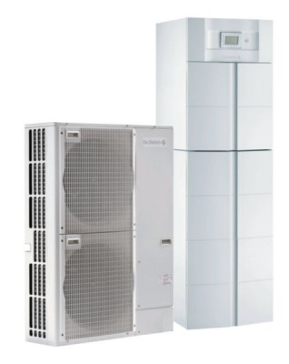 Groupe extérieur seul pour pompe à chaleur Air/Eau gamme ALEZIO II 11kW tri AWHP 11 TR-2 colis EH383 Classe énergétique AA++ DE DIETRICH