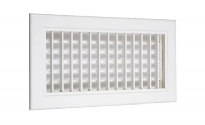 Grille dble déflexion ABS separe 400 x 200 ATLANTIC