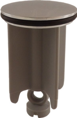 Clapet de vidage seul Laiton Chrome