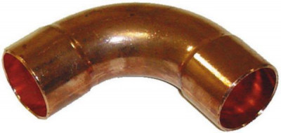 Coude cuivre à braser FF 90° grand rayon 1''1/8