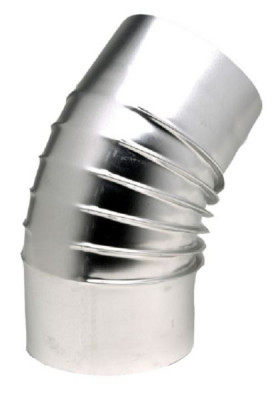 Coude 45° Aluminium diamètre 97 mm TEN