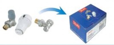 Kit thermostat RAE 15x21 droit DANFOSS CHAUFFAGE