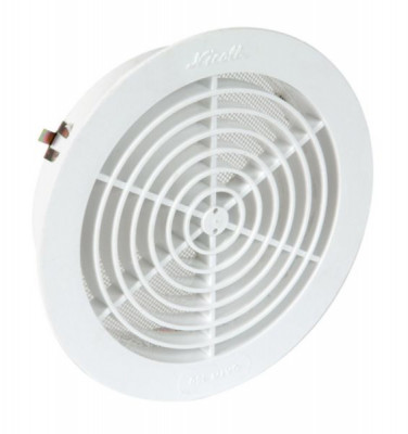 Grille d'aération blanc diamètre 180/146 mm épaisseur 38 mm tube diamètre 180 mm NICOLL