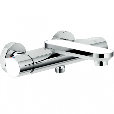Mitigeur bain douche Dress sans duplex noir 0901 - 60 + chrome NOBILI