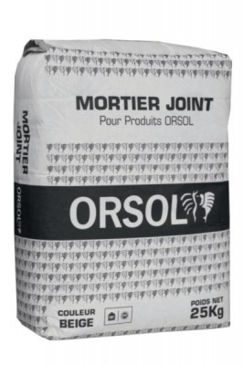 Mortier joint beige sac 25 kg ORSOL