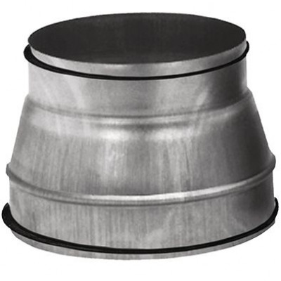 Réduction conique centrée galvanise veloduct diamètre raccord réseau 250/200 mm UNELVENT S&P