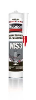 Mastic MS3 blanc cartouche de 280 ml RUBSON