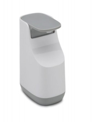 Pompe savon liquide Slim blanc gris