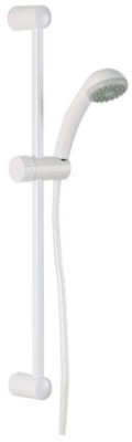 Ensemble de douche Primeo douchette 1 jet blanc