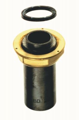 Raccord 2 pièces à joint plat compteur BD309A écrou 6/20 à souder sur acier 26,9 diamètre nominal 20 mm BANIDES ET DEBEAURAIN 