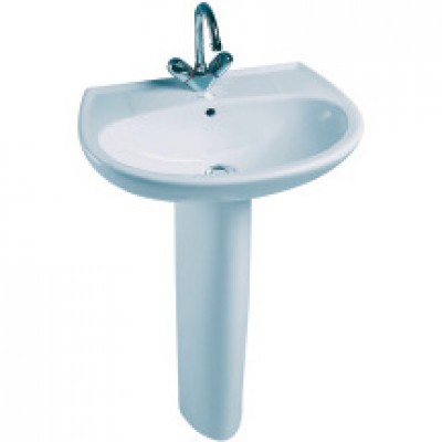 Lavabo BRIVE 60x48cm sans trou de trop plein blanc JACOB DELAFON