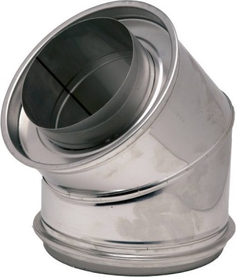 Coude opsinox bride de sécurité 45°TEN