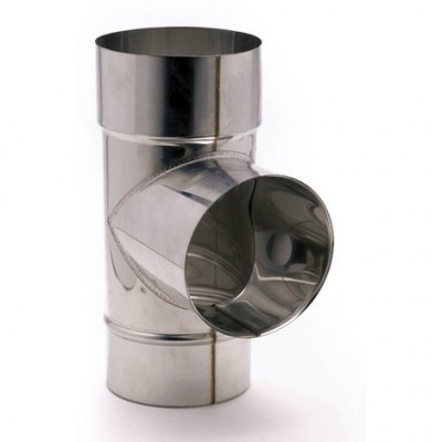 Té eq inox 304 diamètre 153 piquage femelle TEN