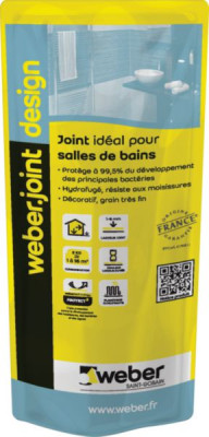 Mortier Weber.joint Design gris perle E07 2 kg LSP WEBER