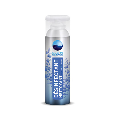 Solution désinfectante Aérosol Bov 400 ml TOTAL SCIENCE 