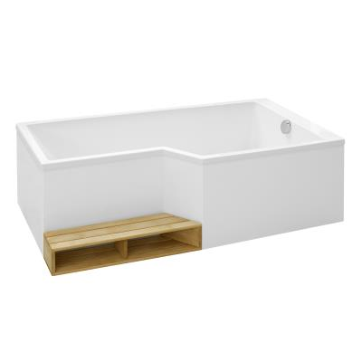Baignoire bain-douche NEO 170x90/70 encastré JACOB DELAFON