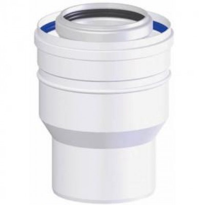 Adaptateur PPS diamètre 60/100 sur 80/125mm DY708 DE DIETRICH