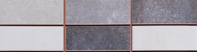 Listel faïence Oxy antracita 6,5 x 25 cm SALONI CERAMICA