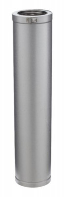 Elément droit Therminox ZI, diamètre 200 mm, longueur 100 cm POUJOULAT