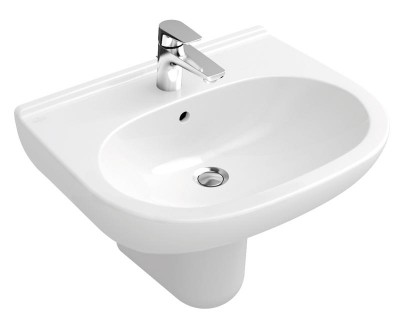 Cache-siphon blanc O.NOVO pour lavabo VILLEROY & BOCH 