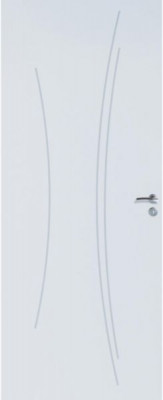 Porte alvéolaire Graphik Kaori Scrigno prépeint Rive_Droite 83 cm RIGHINI