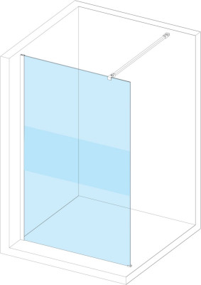 Paroi droite CONCERTO WALK 80cm avec sérigraphie Secret - ALTERNA