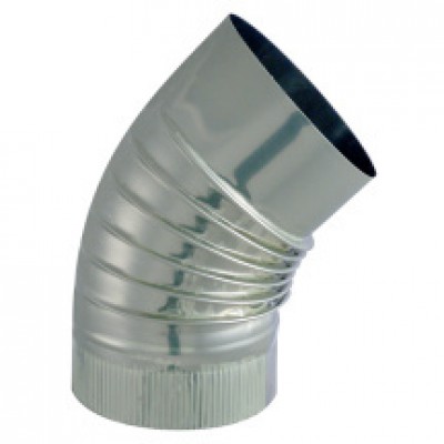 Coude plissé 45° TYRAL INOX  D153 ISOTIP-JONCOUX