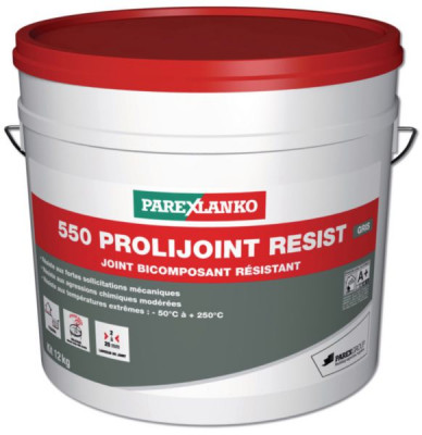 Joint carrelage Prolijoint résistant 550 gris 12 kg PAREXLANKO