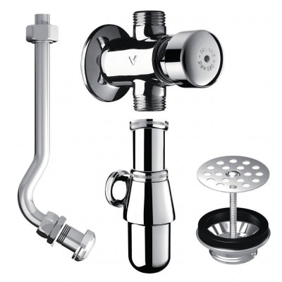 Kit urinoir droit Tempostop JD Coquille 2 - DELABIE