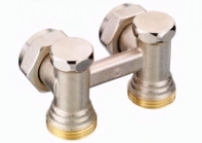 Vanne d'isolement H équerre 15x21mm DANFOSS CHAUFFAGE