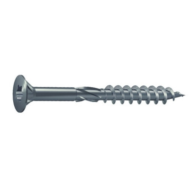Vis agglo tête fraisée torx zinguée blanc filetage partiel 6 x 50 mm boîte de 200 VISSAL