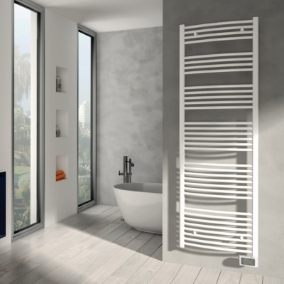 Radiateur sèche-serviettes électrique ONDEO blanc 750W 1322x495x51mm