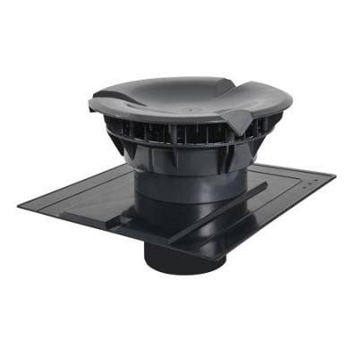 Chapeau aéraulique ardoise anthracite diamètre 160 mm NICOLL