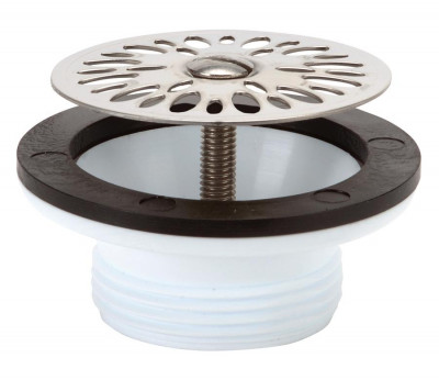 Bonde pour lave main avec grille polypropylène diamètre 55 NICOLL