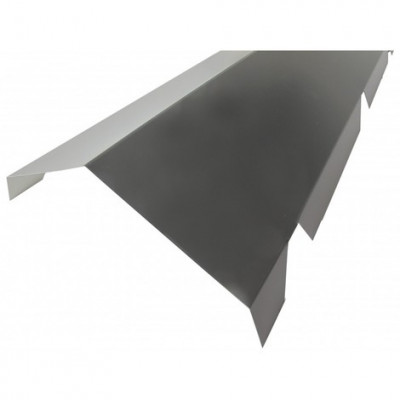 Bandeau de faîtage crantée anthracite D600 en 2,10 m JORIS IDE ATLANTIQUE - CBI