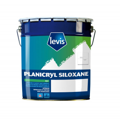 Peinture Levis Planicryl Siloxane blanc 12,5 l AKZO NOBEL COATING 