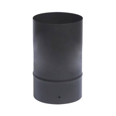 Tuyau émaillé noir mat diamètre 180 mm longueur 66 cm TEN