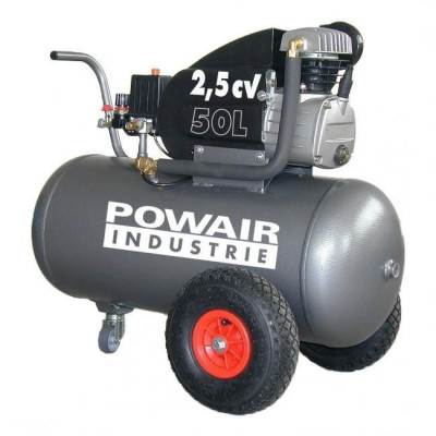 Compresseur Powair Industrie 50 l 2,5 CV 8 bars PRODIF POWAIR