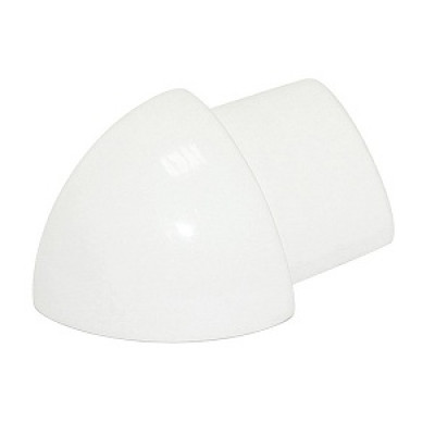 Angle extérieur PVC Durondell Weiss 2 pièces DURAL