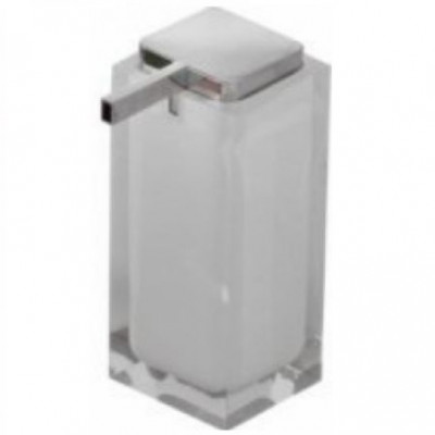 Distributeur savon Palstic blanc Rainbow AQUATOP
