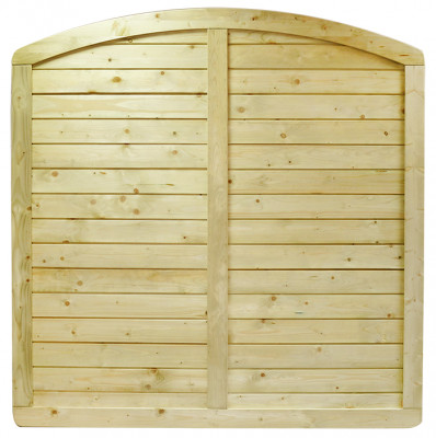 Écran en pin Bornéo cintré classe 4 45 x 1800 mm DEBARGE BOIS